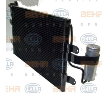 Кондензатор, климатизация HELLA 8FC 351 038-581 за NISSAN ALMERA II (N16) хечбек от 2000 до 2006