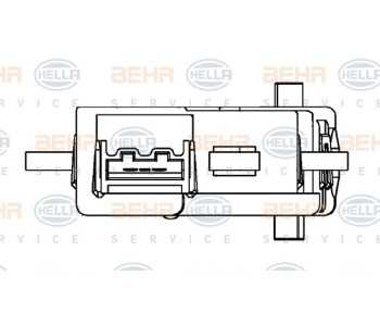 Радиатор, охлаждане на двигателя HELLA 8MK 376 700-311 за OPEL MOVANO (J9) пътнически от 1998 до 2010