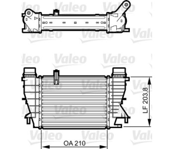 Интеркулер (охладител за въздуха на турбината) VALEO 818264
