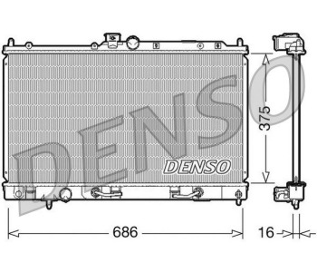 Радиатор, охлаждане на двигателя DENSO DRM46001 за NISSAN MICRA II (K11) от 1992 до 2007