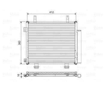 Кондензатор, климатизация VALEO 822573 за SUZUKI ALTO (GF) от 2009 до 2014