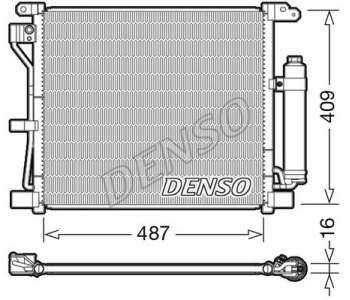 Кондензатор, климатизация DENSO DCN46026 за NISSAN QASHQAI (J11, J11_) от 2013 до 2021