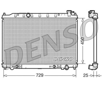 Радиатор, охлаждане на двигателя DENSO DRM46065 за NISSAN X-TRAIL (T32) от 2013