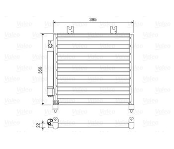 Кондензатор, климатизация VALEO 814437 за OPEL AGILA (A) (H00) от 2000 до 2007