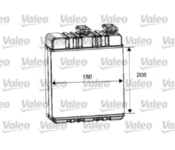 Топлообменник, отопление на вътрешното пространство VALEO 812222 за OPEL ASTRA G (F07_) купе от 2000 до 2005