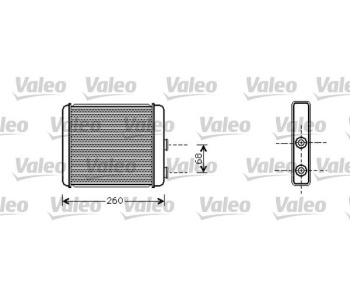 Топлообменник, отопление на вътрешното пространство VALEO 812285 за OPEL ASTRA G (F48_, F08_) хечбек от 1998 до 2009