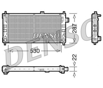 Радиатор, охлаждане на двигателя DENSO DRM20096 за OPEL ASTRA J седан от 2012 до 2015