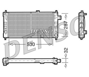 Радиатор, охлаждане на двигателя DENSO DRM20098 за OPEL ASTRA J комби от 2010 до 2015