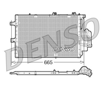 Кондензатор, климатизация DENSO DCN20021 за OPEL CORSA C (F08, W5L) товарен от 2000