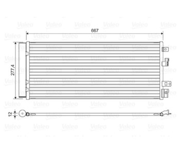 Кондензатор, климатизация VALEO 822575 за OPEL CORSA E (X15) от 2014