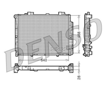 Радиатор, охлаждане на двигателя DENSO DRM20019 за OPEL CORSA E (X15) товарен от 2014
