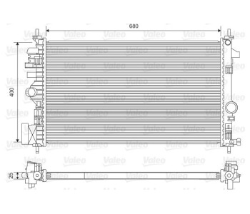 Радиатор, охлаждане на двигателя VALEO 735482 за OPEL INSIGNIA A (G09) Country Tourer от 2008 до 2017