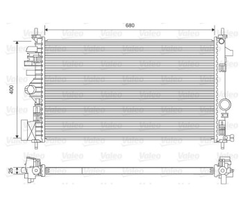 Радиатор, охлаждане на двигателя VALEO 735482 за OPEL INSIGNIA A (G09) Sports Tourer от 2008 до 2017