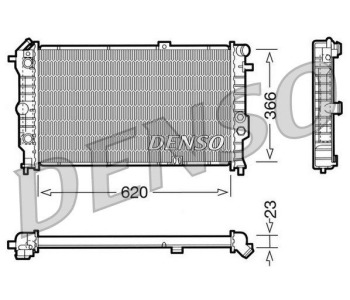Радиатор, охлаждане на двигателя DENSO DRM20063 за OPEL KADETT D (31_-34_, 41_-44_) от 1979 до 1984