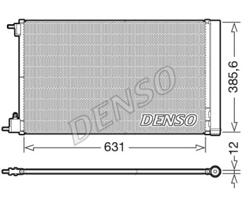 Кондензатор, климатизация DENSO DCN20043 за OPEL MERIVA B (S10) от 2010