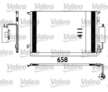 Кондензатор, климатизация VALEO 817648 за OPEL VECTRA C SIGNUM (Z03) хечбек от 2003 до 2009