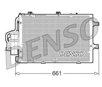 Кондензатор, климатизация DENSO DCN20019 за OPEL VIVARO A (J7) пътнически от 2001 до 2014