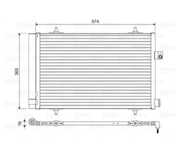 Кондензатор, климатизация VALEO 814420 за CITROEN C5 III (RD) от 2008 до 2017