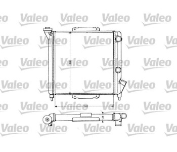 Радиатор, охлаждане на двигателя VALEO 883959 за RENAULT 5 SUPER (B/C40_) от 1984 до 1996