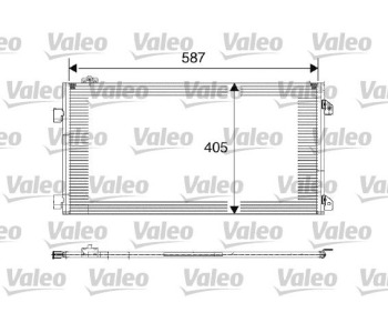 Кондензатор, климатизация VALEO 817646 за RENAULT THALIA/SYMBOL I (LB0/1/2_) от 1998 до 2008