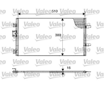 Кондензатор, климатизация VALEO 817602 за RENAULT THALIA/SYMBOL I (LB0/1/2_) от 1998 до 2008