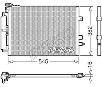 Кондензатор, климатизация DENSO DCN24001 за MASERATI GHIBLI (M157) от 2013