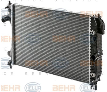Радиатор, охлаждане на двигателя HELLA 8MK 376 700-691 за VOLKSWAGEN POLO (6N1) хечбек от 1994 до 1999