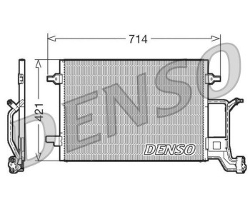 Кондензатор, климатизация DENSO DCN32024 за SKODA OCTAVIA III (5E5) комби от 2012