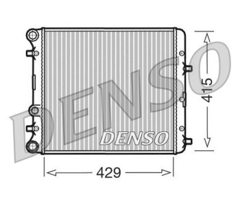 Радиатор, охлаждане на двигателя DENSO DRM32032 за VOLKSWAGEN PASSAT B2 (32B) хечбек от 1979 до 1989