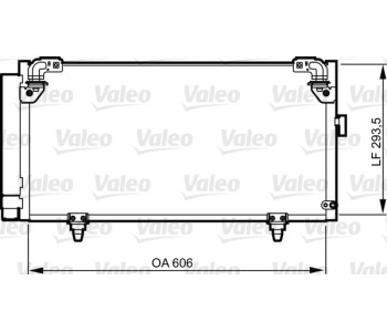 Кондензатор, климатизация VALEO 814314 за SUBARU OUTBACK (BE, BH) от 1998 до 2003