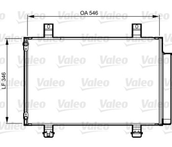 Кондензатор, климатизация VALEO 814237 за SUZUKI SWIFT III (MZ, EZ) от 2005 до 2010