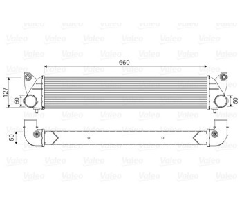 Интеркулер (охладител за въздуха на турбината) VALEO 818348 за SUZUKI SX4 (EY, GY) от 2006 до 2014