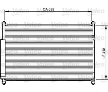 Кондензатор, климатизация VALEO 814228 за SUZUKI GRAND VITARA II (JT, TE, TD) от 2005