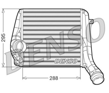 Интеркулер (охладител за въздуха на турбината) DENSO DIT50007