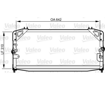 Кондензатор, климатизация VALEO 814279 за TOYOTA CAMRY (_V2_) от 1986 до 1993