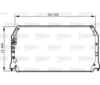 Кондензатор, климатизация VALEO 814247 за TOYOTA CAMRY (_V2_) от 1996 до 2001