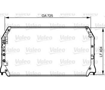 Кондензатор, климатизация VALEO 814283 за TOYOTA CAMRY (_V2_) от 1996 до 2001