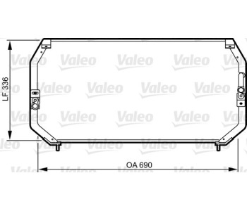 Кондензатор, климатизация VALEO 814246 за TOYOTA CARINA E (_T19_) седан от 1992 до 1997