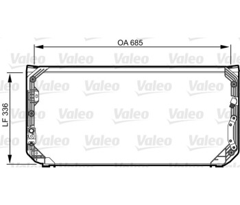 Кондензатор, климатизация VALEO 814248 за TOYOTA COROLLA (_E10_) комби от 1992 до 1997