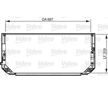 Кондензатор, климатизация VALEO 814298 за TOYOTA COROLLA (_E11_) комби от 1997 до 2001