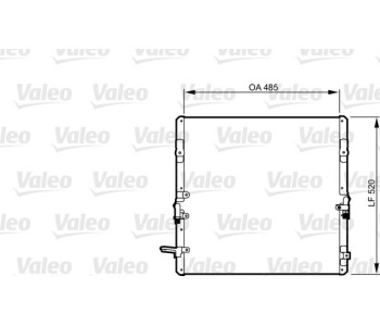 Кондензатор, климатизация VALEO 814280 за TOYOTA LAND CRUISER (J70) от 1984