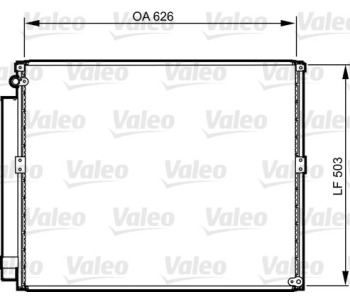 Кондензатор, климатизация VALEO 814236 за TOYOTA LAND CRUISER (J120) от 2002 до 2009