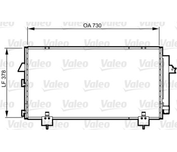 Кондензатор, климатизация VALEO 814218 за TOYOTA RAV4 II (_A2_) от 2000 до 2005
