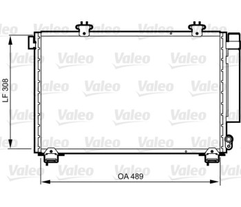 Кондензатор, климатизация VALEO 814307 за TOYOTA YARIS VERSO от 1999 до 2005
