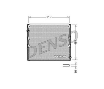 Кондензатор, климатизация DENSO DCN50028 за TOYOTA YARIS III (_P13_) от 2010