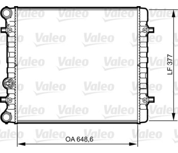 Радиатор, охлаждане на двигателя VALEO 732396 за VOLKSWAGEN BEETLE (1Y7) кабриолет от 2002 до 2010