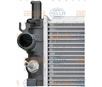 Радиатор, охлаждане на двигателя HELLA 8MK 376 719-181 за VOLKSWAGEN TRANSPORTER V (7HA, 7HH, 7EA, 7EH) товарен от 2003 до 2015