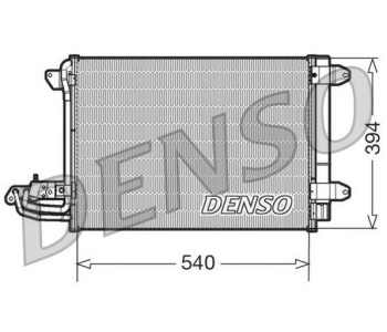 Кондензатор, климатизация DENSO DCN32006 за VOLKSWAGEN PASSAT B3/B4 (3A2, 35I) седан от 1988 до 1996