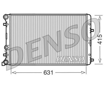 Радиатор, охлаждане на двигателя DENSO DRM32034 за VOLKSWAGEN POLO (86C, 80) CLASSIC седан от 1985 до 1994