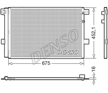 Кондензатор, климатизация DENSO DCN33006 за VOLVO C70 II кабриолет от 2006 до 2013